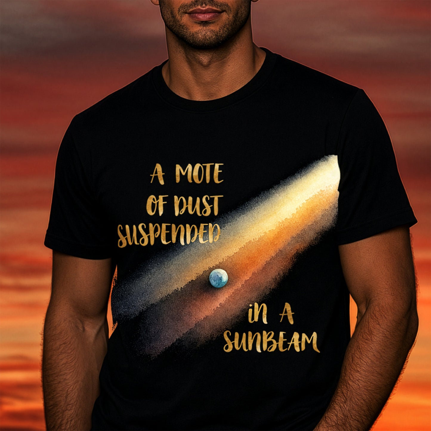Pale Blue Dot T-Shirt – “A Mote of Dust Suspended in a Sunbeam” Space Tee