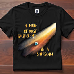 Pale Blue Dot T-Shirt – “A Mote of Dust Suspended in a Sunbeam” Space Tee