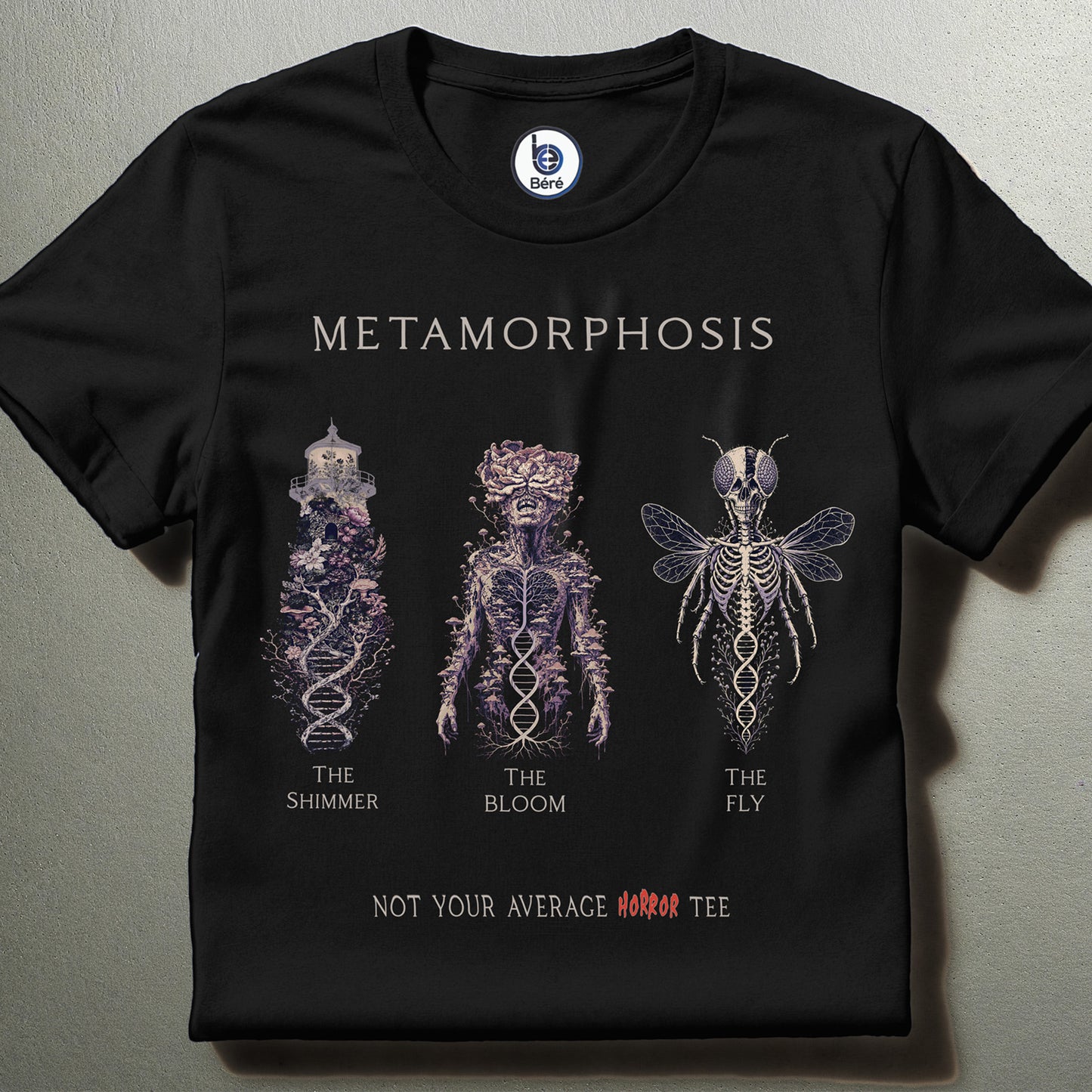 Metamorphosis | Biological Horror DNA Graphic T-Shirt